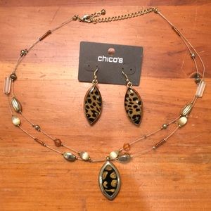 Earrings And Necklace